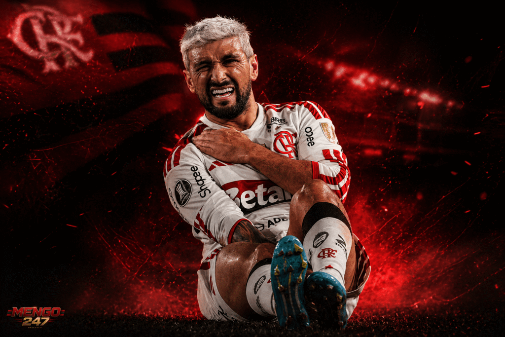 Arrascaeta passará por cirurgia após fratura na clavícula no Flamengo