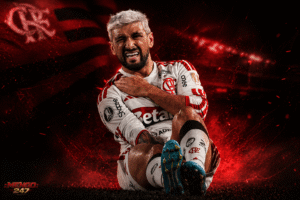 Arrascaeta passará por cirurgia após fratura na clavícula no Flamengo